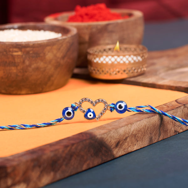 Evil Eye Heart Rakhi