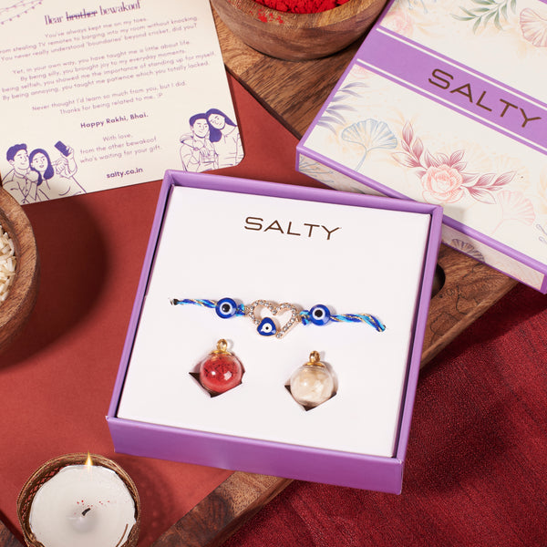 Evil Eye Heart Rakhi