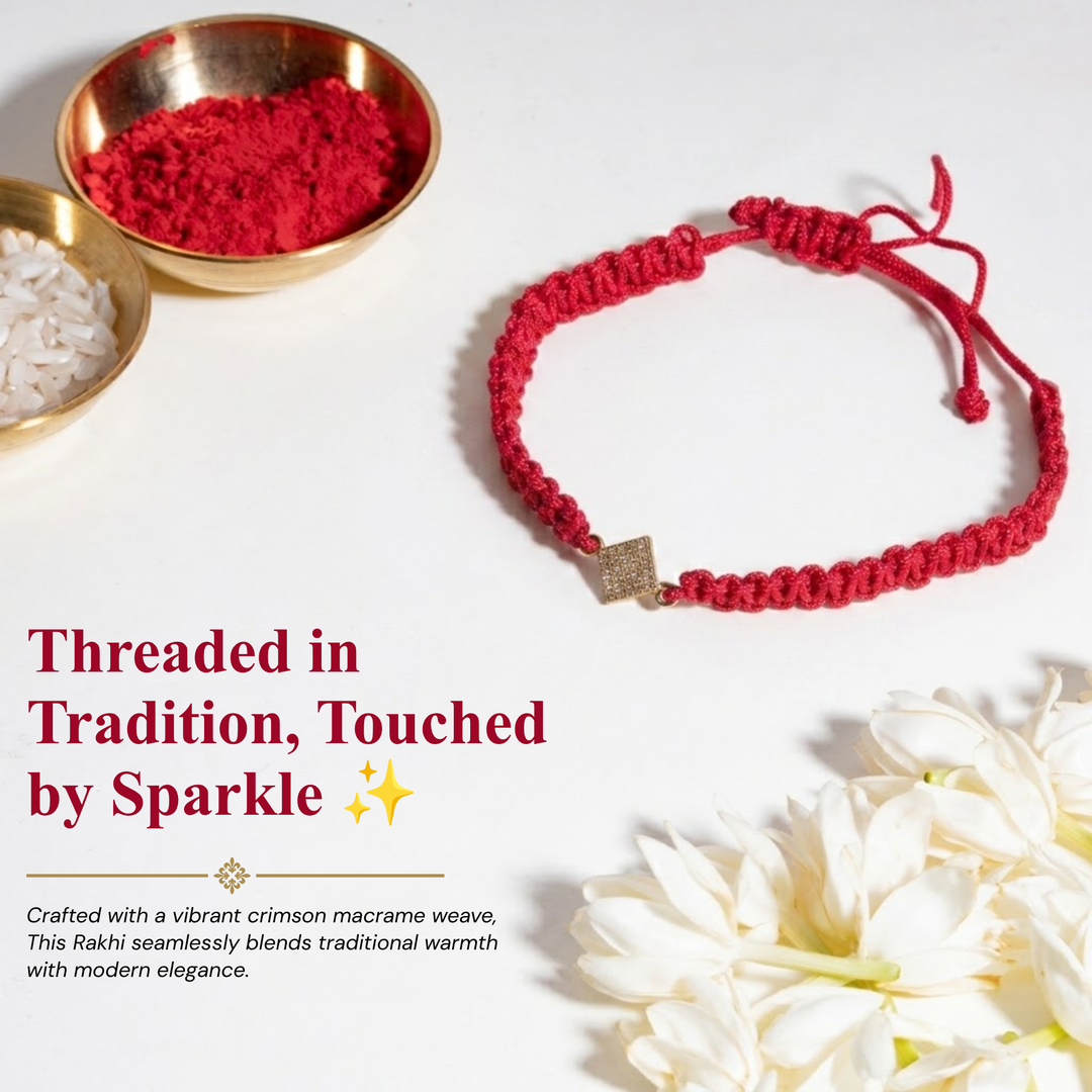 Shagun Pearl Cluster Rakhi for Bhaiya