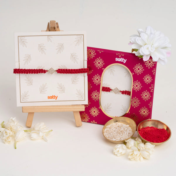 Shagun Pearl Cluster Rakhi for Bhaiya
