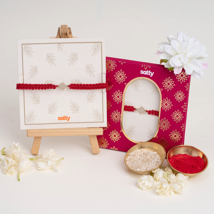Shagun Pearl Cluster Rakhi for Bhaiya