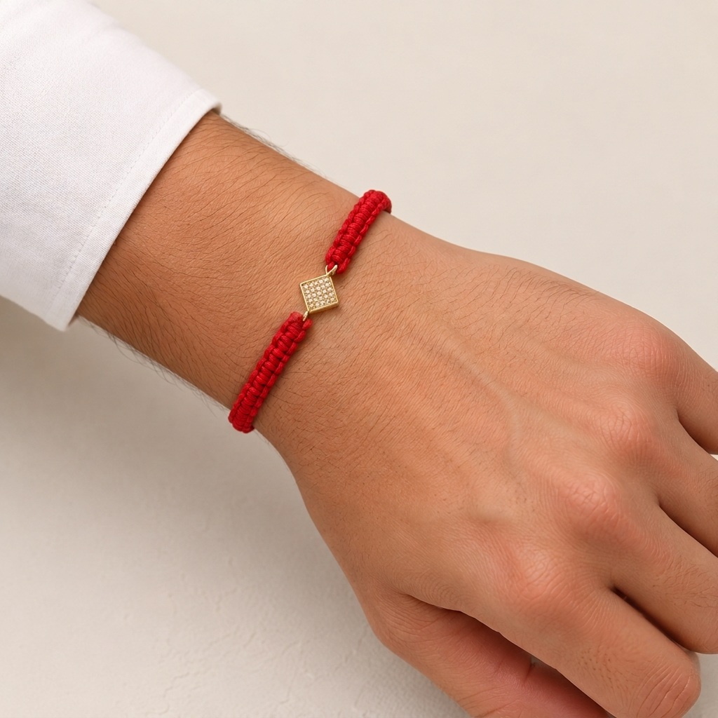 Diamond Knot Woven Thread Bracelet