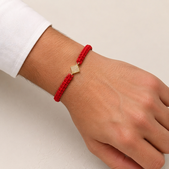 Diamond Knot Woven Thread Bracelet