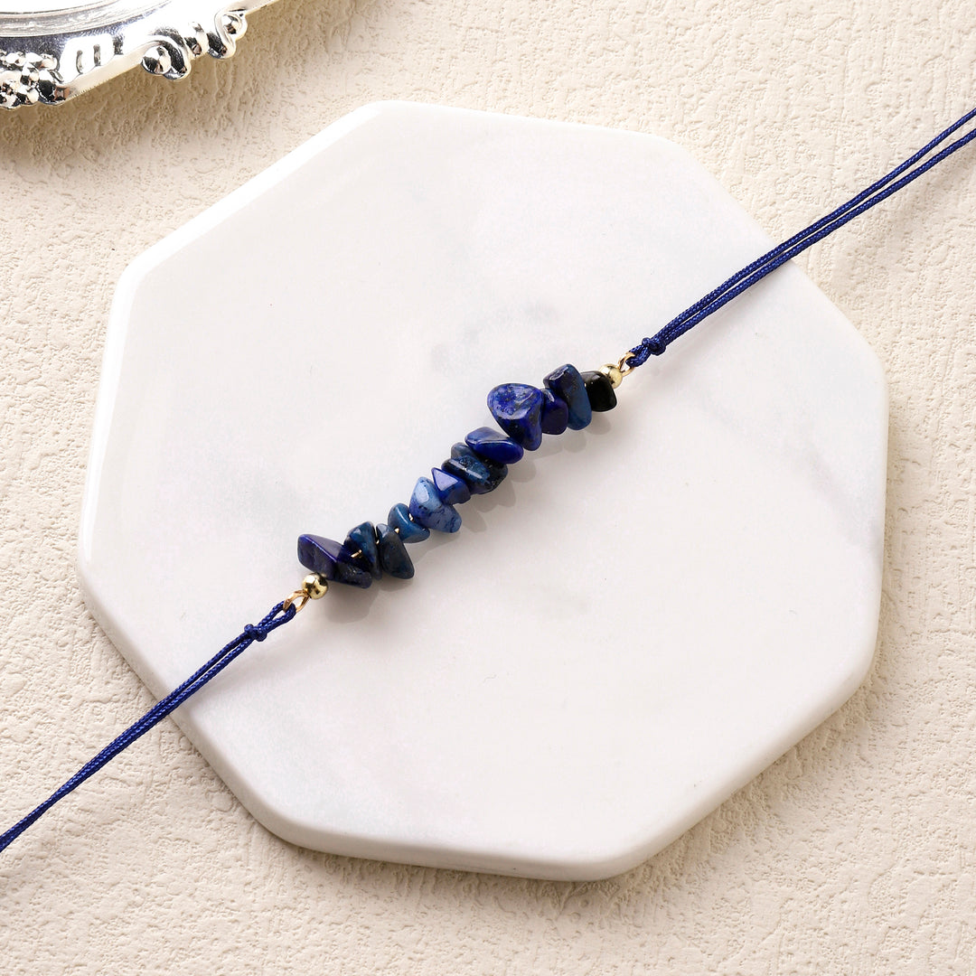 Sodalite Growth Rakhi - Salty Accessories