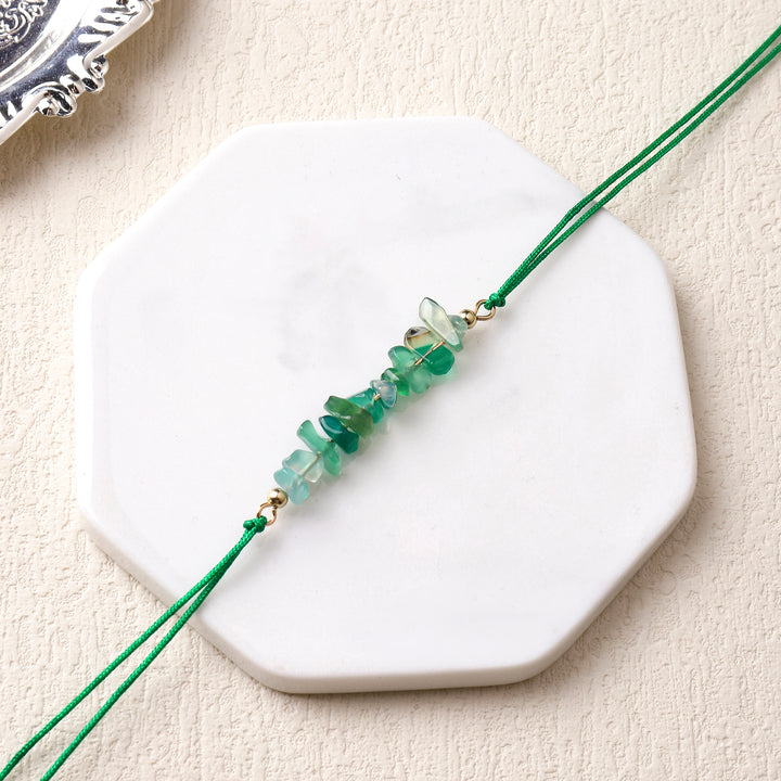 Emerald Love Rakhi - Salty Accessories