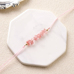 Rose Quartz Gentleness Rakhi - Salty Accessories