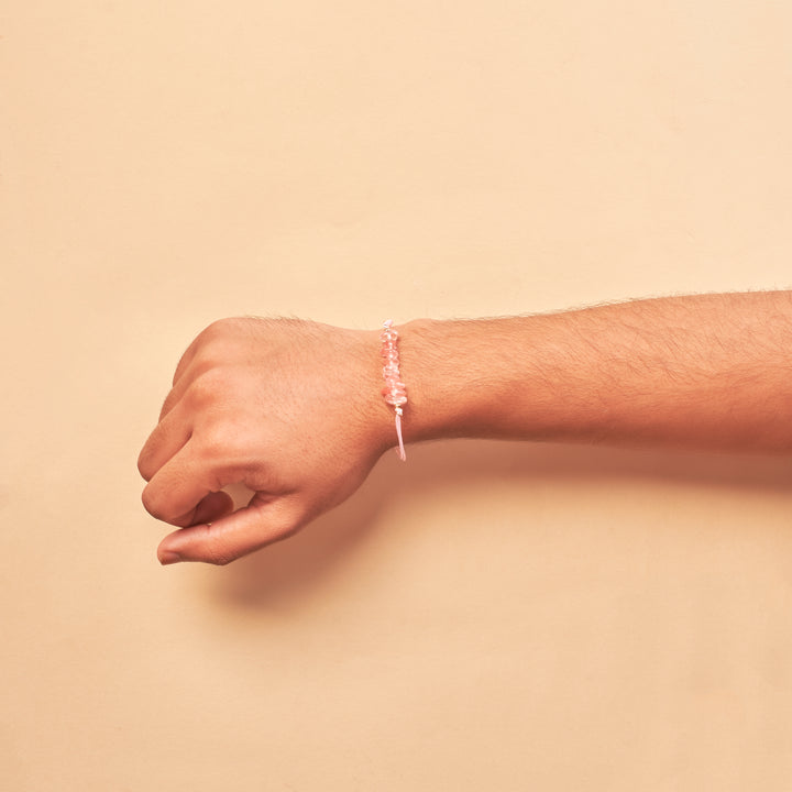 Rose Quartz Gentleness Rakhi
