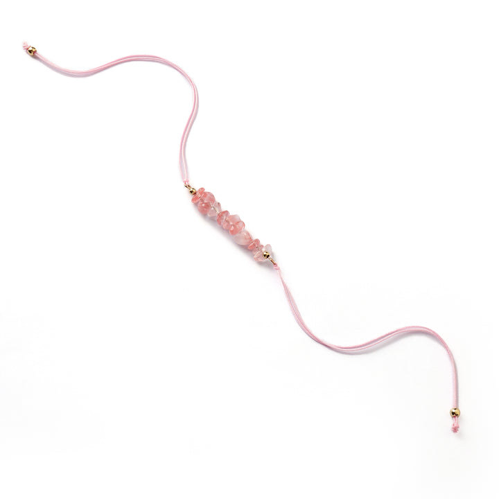Rose Quartz Gentleness Rakhi
