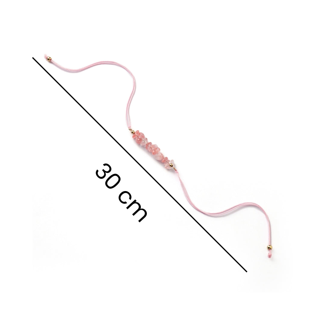 Rose Quartz Gentleness Rakhi