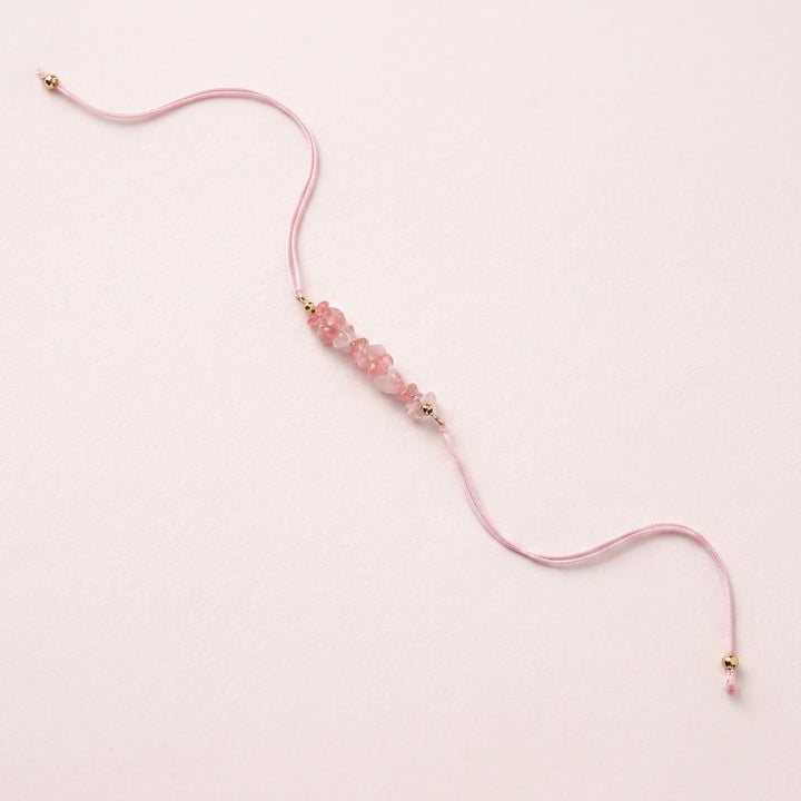Rose Quartz Gentleness Rakhi