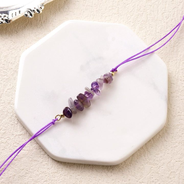 Amethyst Healing Rakhi - Salty Accessories