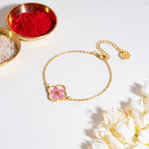 Tranquil Resin Gold Bracelet