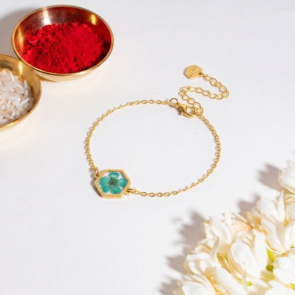 Aurora Resin Gold Bracelet