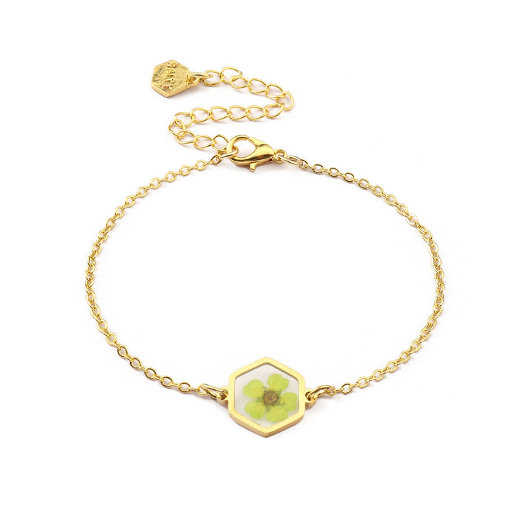 Luminescent Resin Gold Bracelet - Salty Accessories