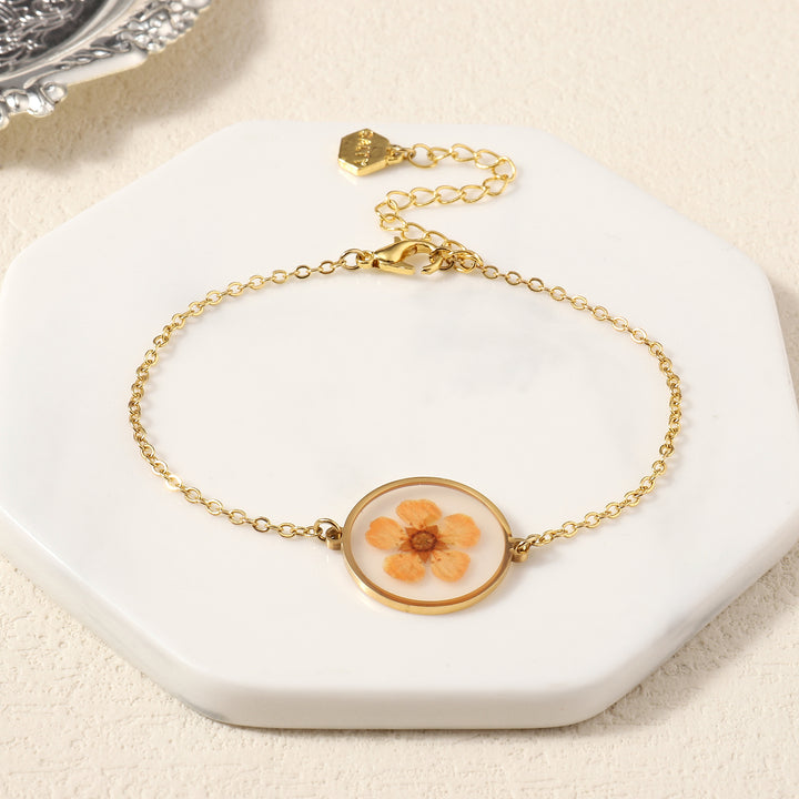 Prism Resin Gold Bracelet