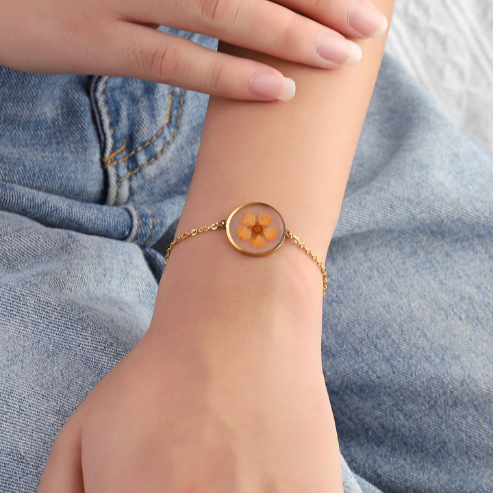 Prism Resin Gold Bracelet