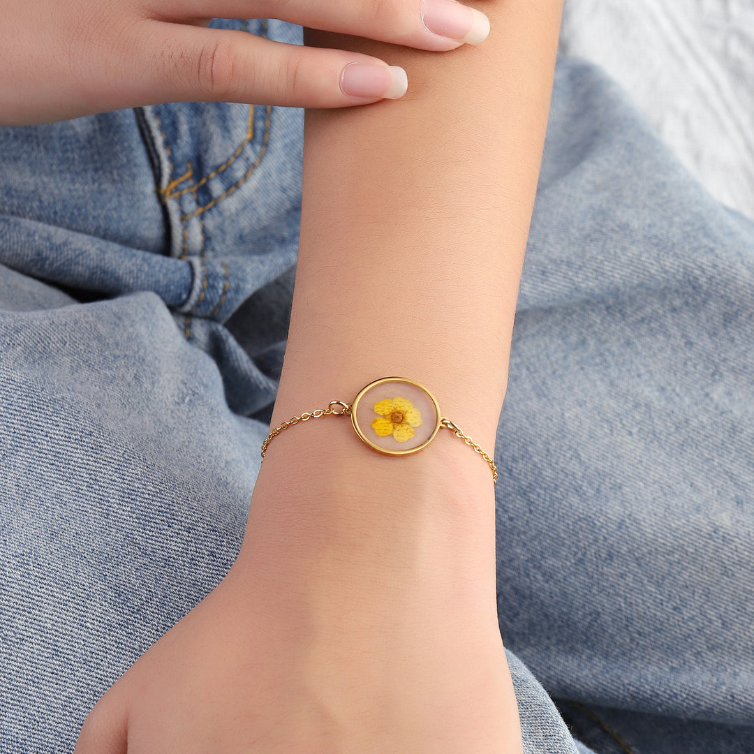 Resin Radiance Gold Bracelet - Salty Accessories