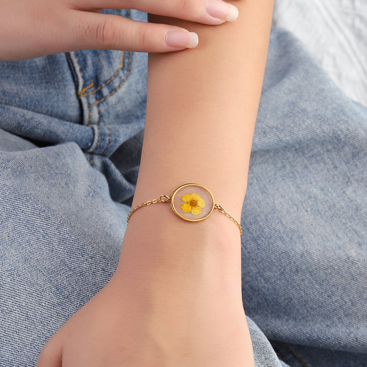 Resin Radiance Gold Bracelet - Salty Accessories