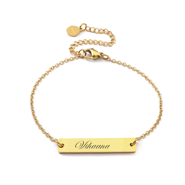 Golden Personalised Chic Bracelet