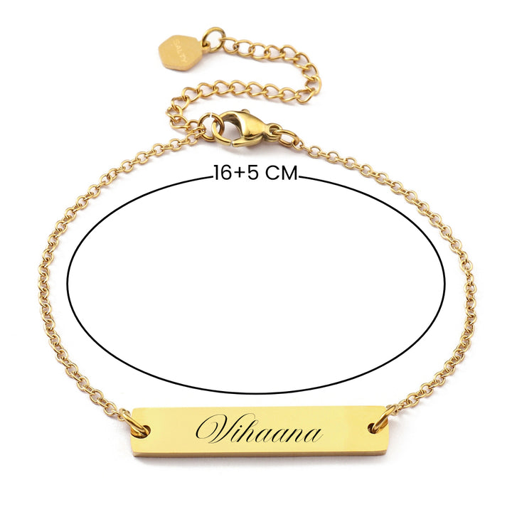 Golden Personalised Chic Bracelet - Salty Accessories