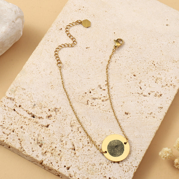 Soul Touch Thumbprint Bracelet