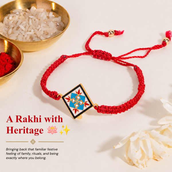 Heritage Hues Rakhi for Bhaiya