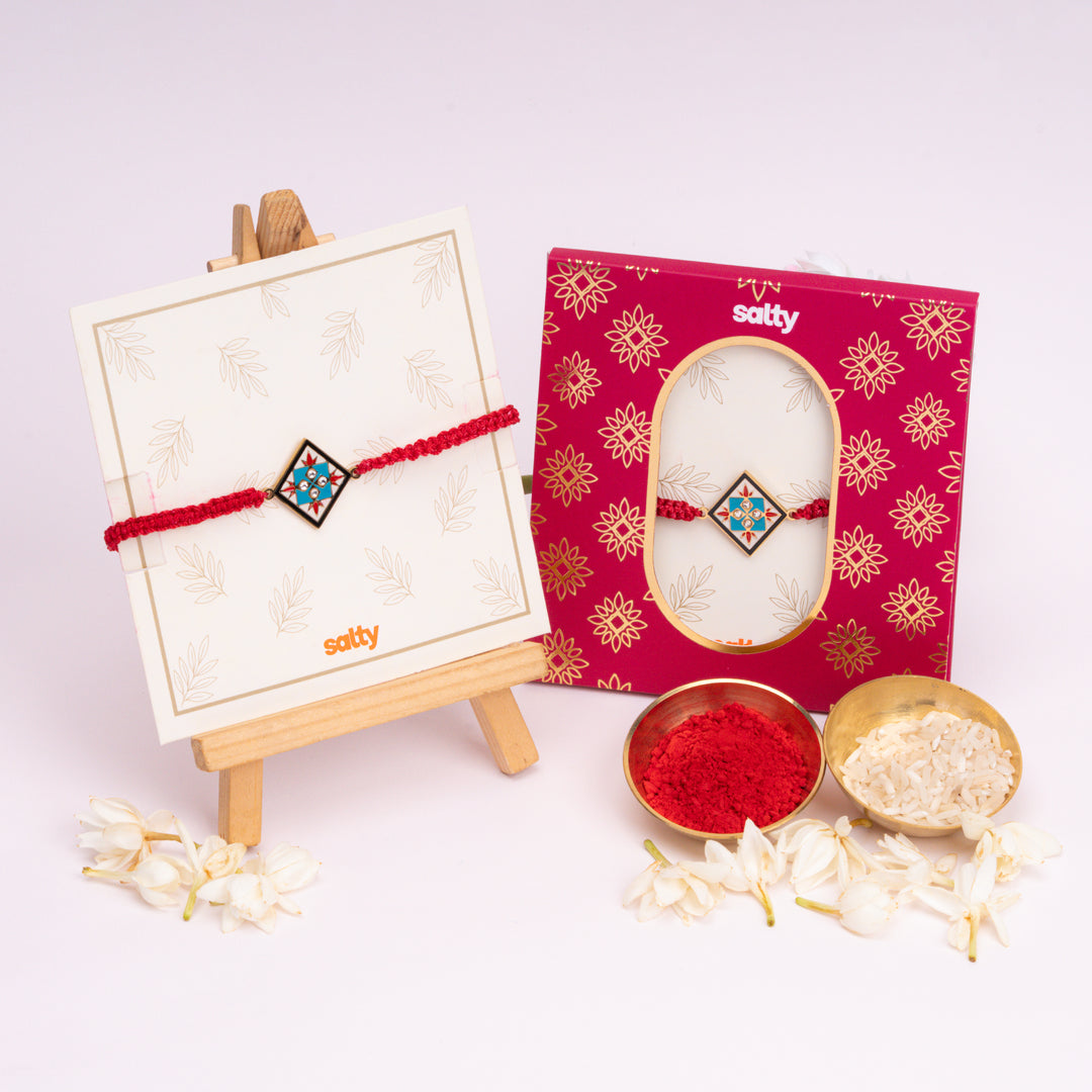 Heritage Hues Thread Rakhi for Brother - Pack of 4