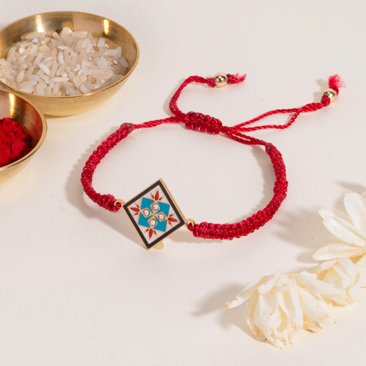 Heritage Hues Thread Rakhi for Brother - Pack of 4
