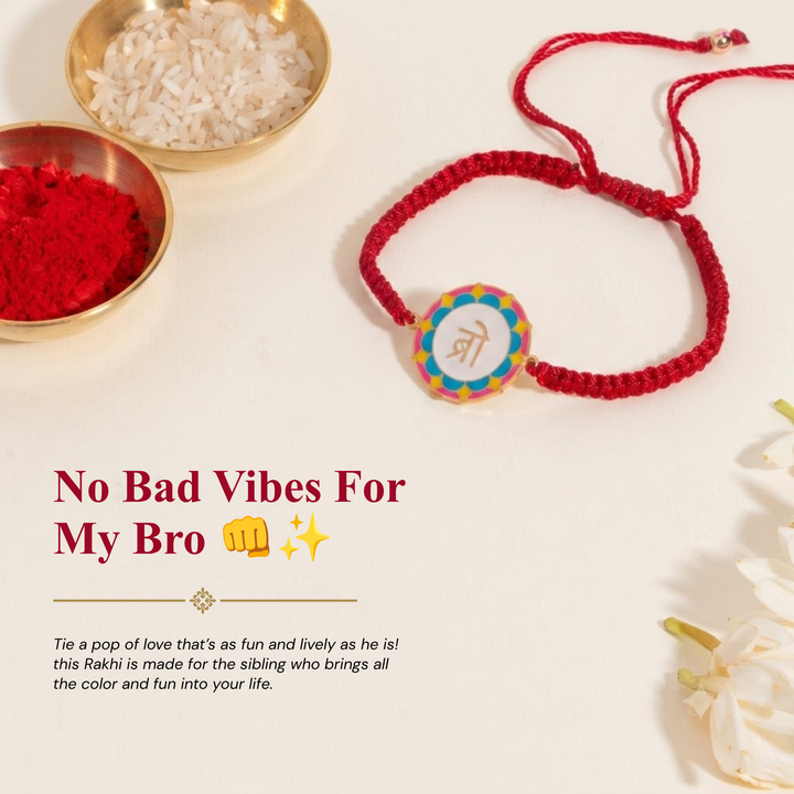 Bro Code Thread Rakhi for Brother - Pack of 2