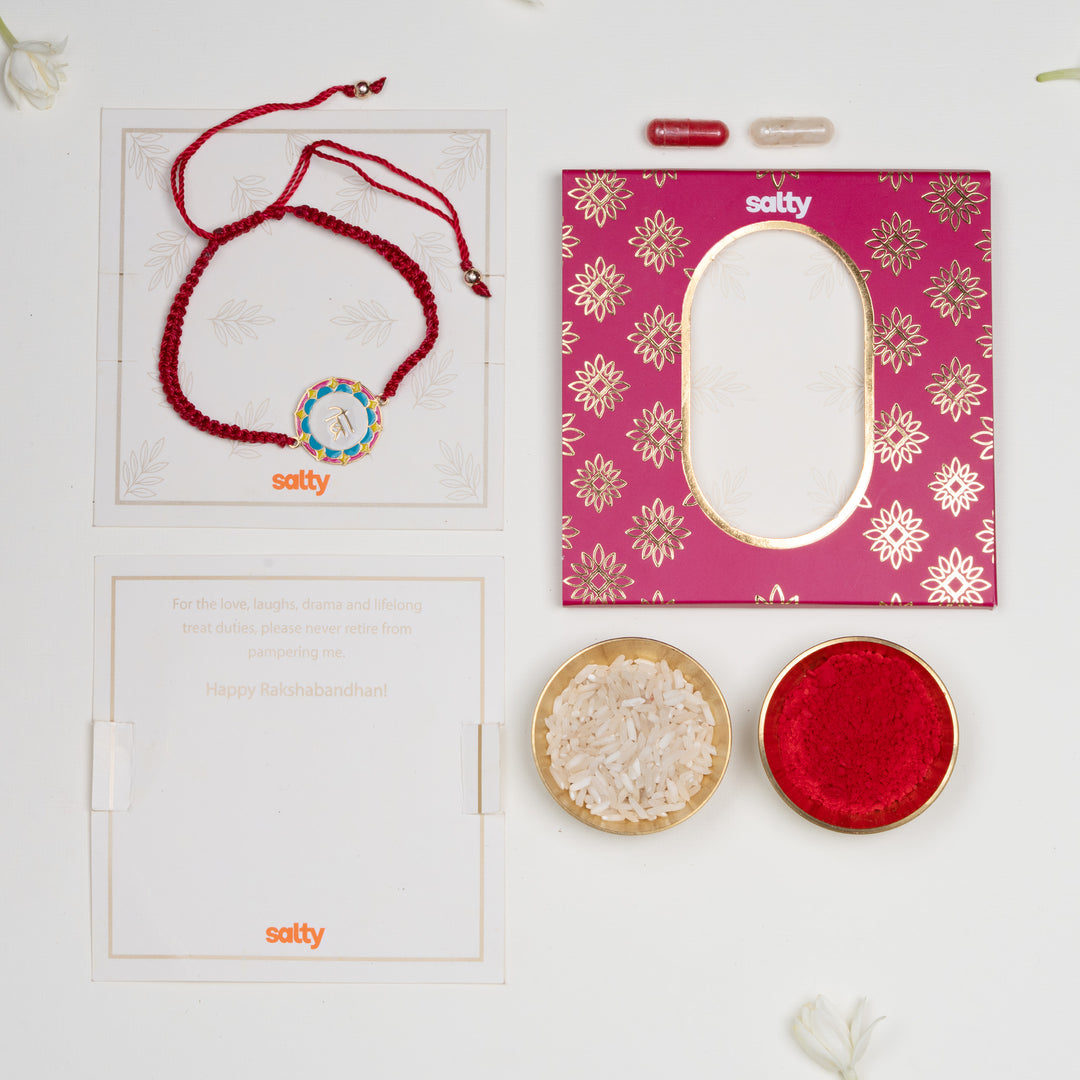 Bro Code Thread Rakhi for Brother - Pack of 2