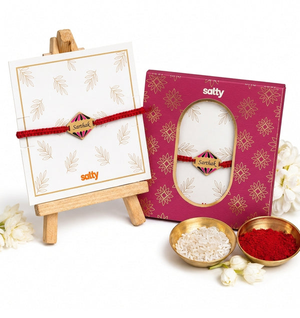 Uniquely Yours Name Rakhi for Bhaiya