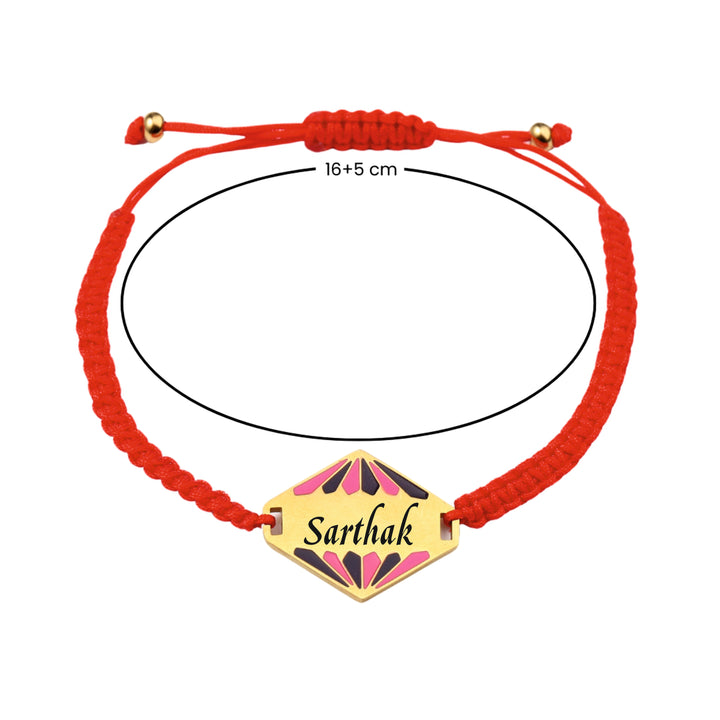 Uniquely Yours Name Rakhi - Salty Accessories