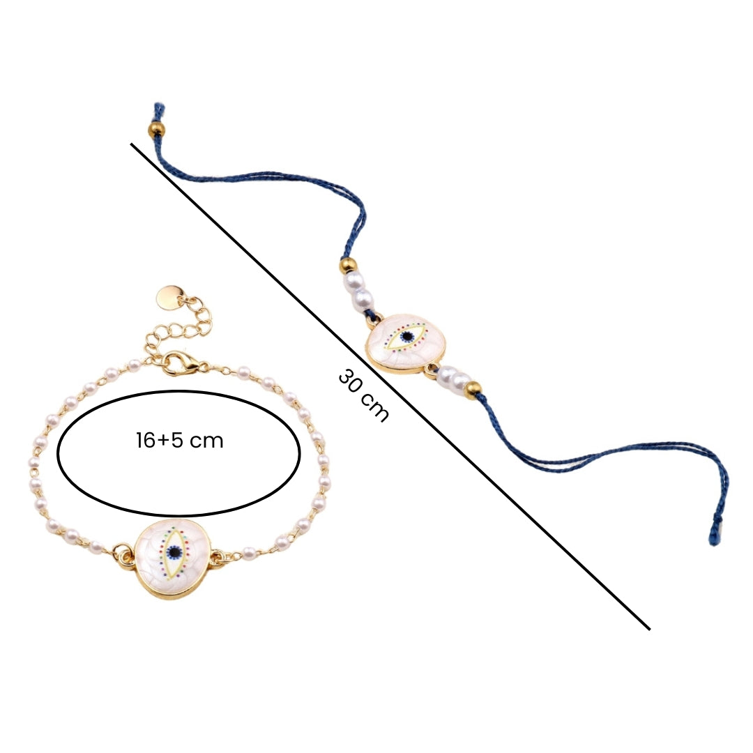 Celestial Circle Rakhi for Bhaiya and Bhabhi