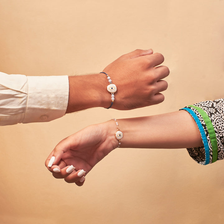 Celestial Circle Rakhi for Bhaiya and Bhabhi