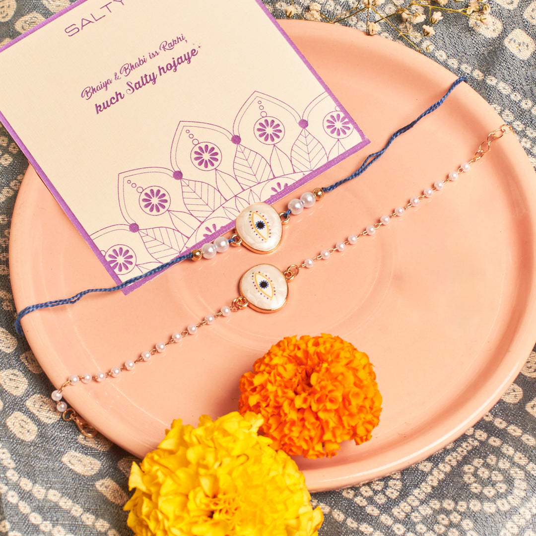 Celestial Circle Rakhi for Bhaiya and Bhabhi
