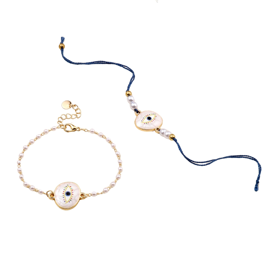 Celestial Circle Rakhi for Bhaiya and Bhabhi