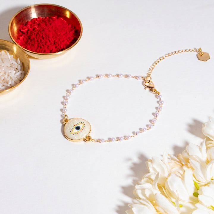 Evil Eye Guardian Gold Bracelet