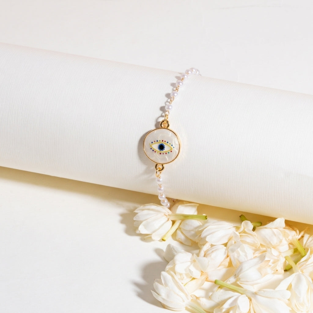 Evil Eye Guardian Gold Bracelet