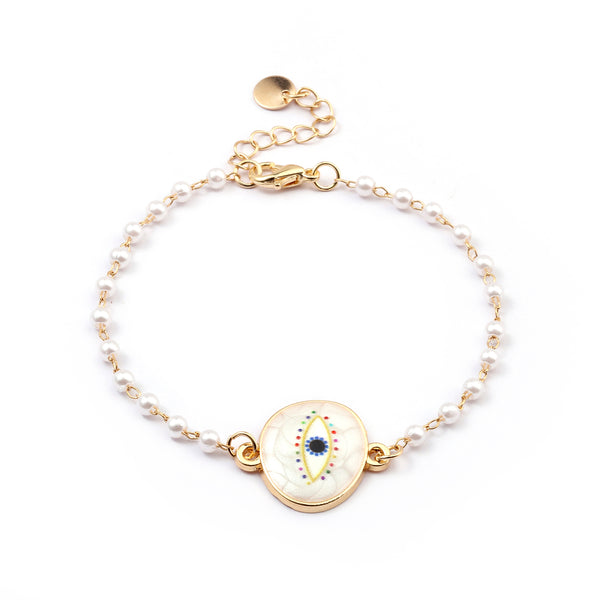 Evil Eye Guardian Gold Bracelet