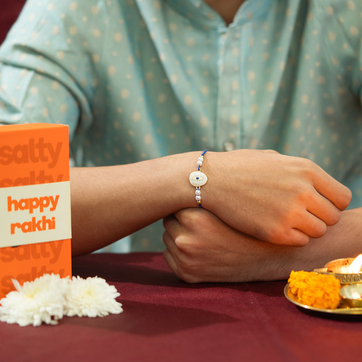 Shubh Drishti Pearl Rakhi for Bhaiya