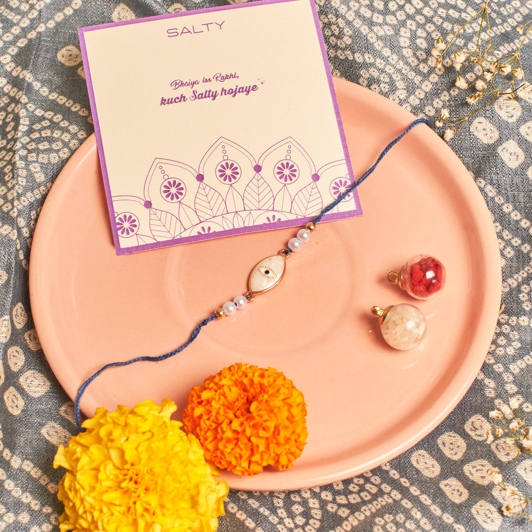Evil Eye Pearl Talisman Dhaga