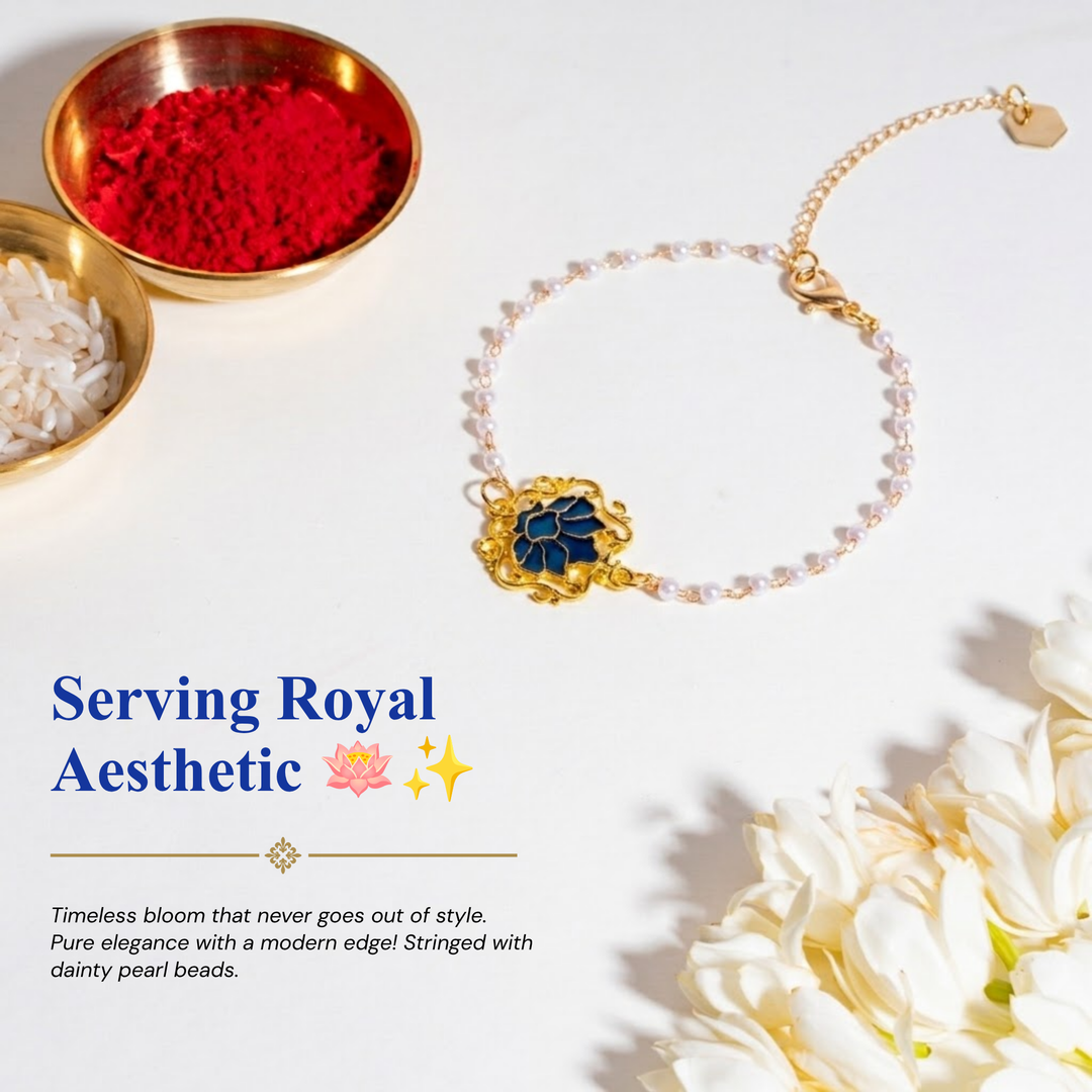 Neel Kamal Gold-Tone Rakhi