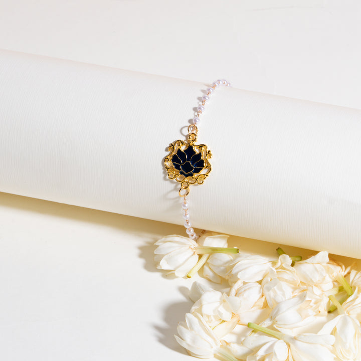 Neel Kamal Gold-Tone Rakhi