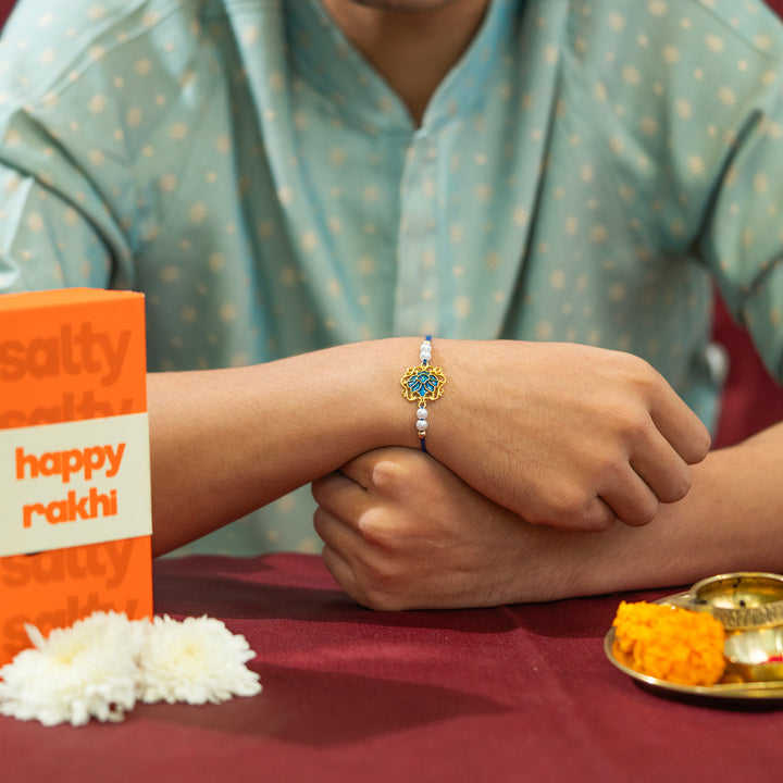 Neel Kamal Pearl Rakhi for Bhaiya