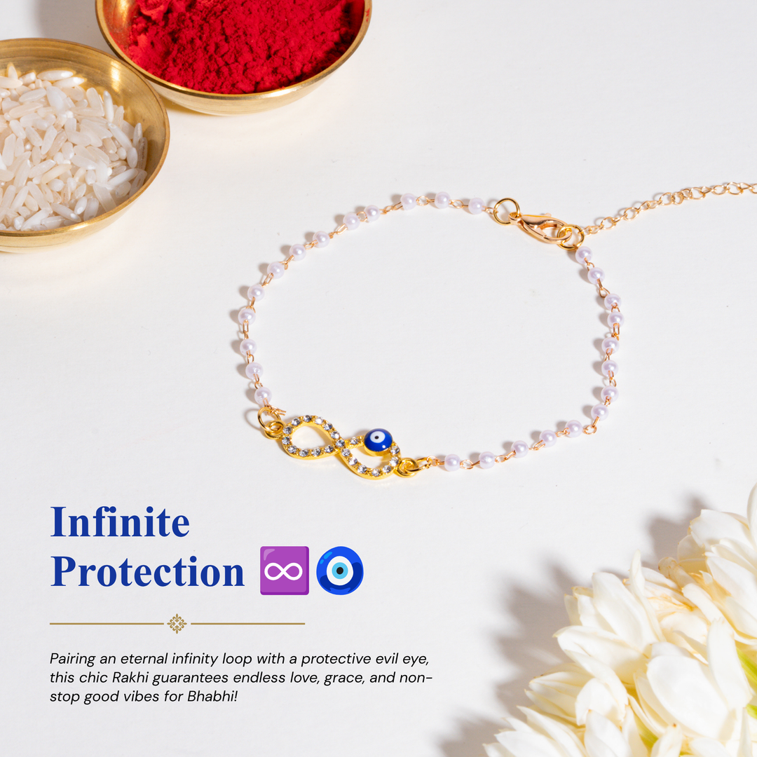 Handcrafted Eternal Bond Rakhi for Brother - Pack of 4