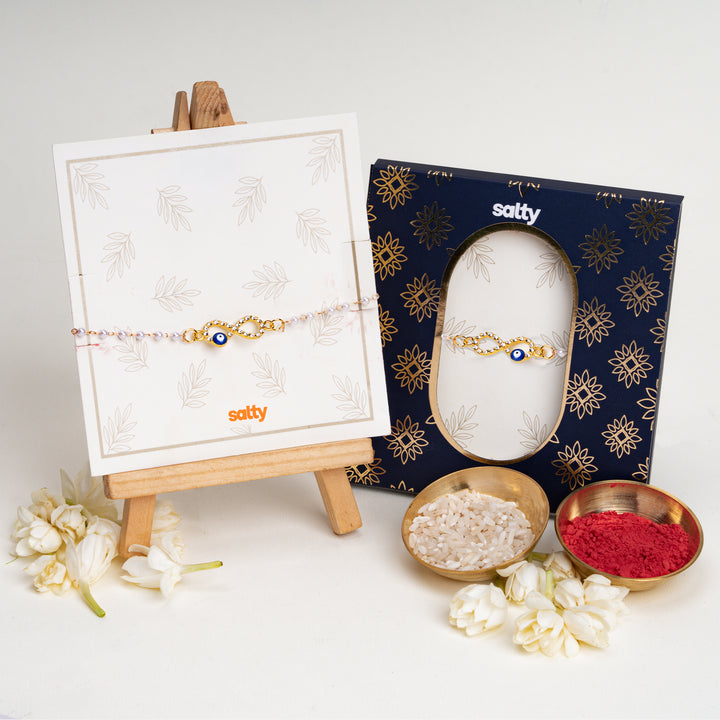 Handcrafted Eternal Bond Rakhi for Brother - Pack of 4