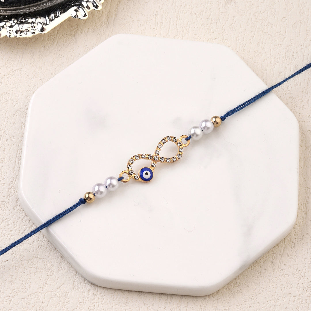 Infinite Love Peal Rakhi - Salty Accessories