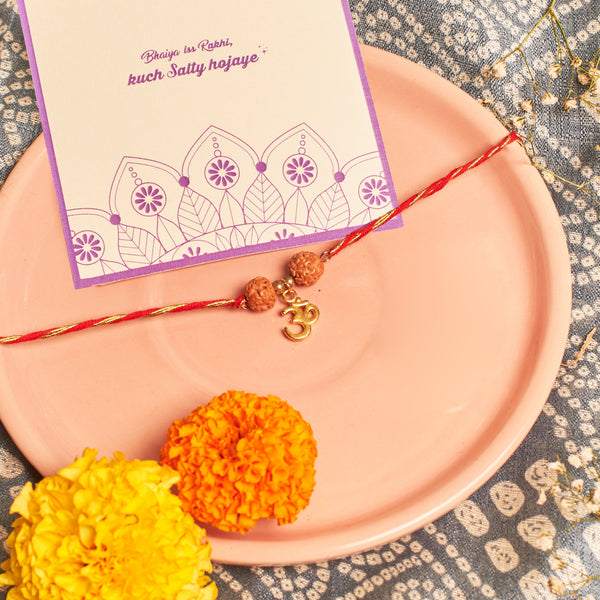 OM Rudraksha Rakhi