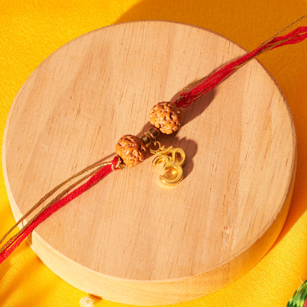 Set of 3 Om Rudra Rakhi for Bhai
