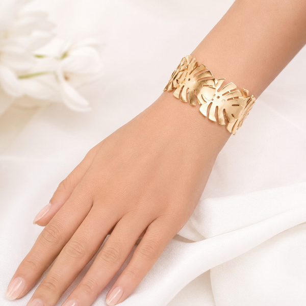 Glitzy Topical Gold Bracelet
